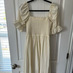 Altard state cream colored maxi dress
